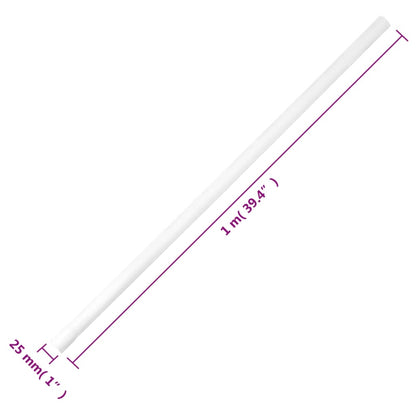 vidaXL Goulottes de câble avec pinces Ø25 mm 30 m PVC