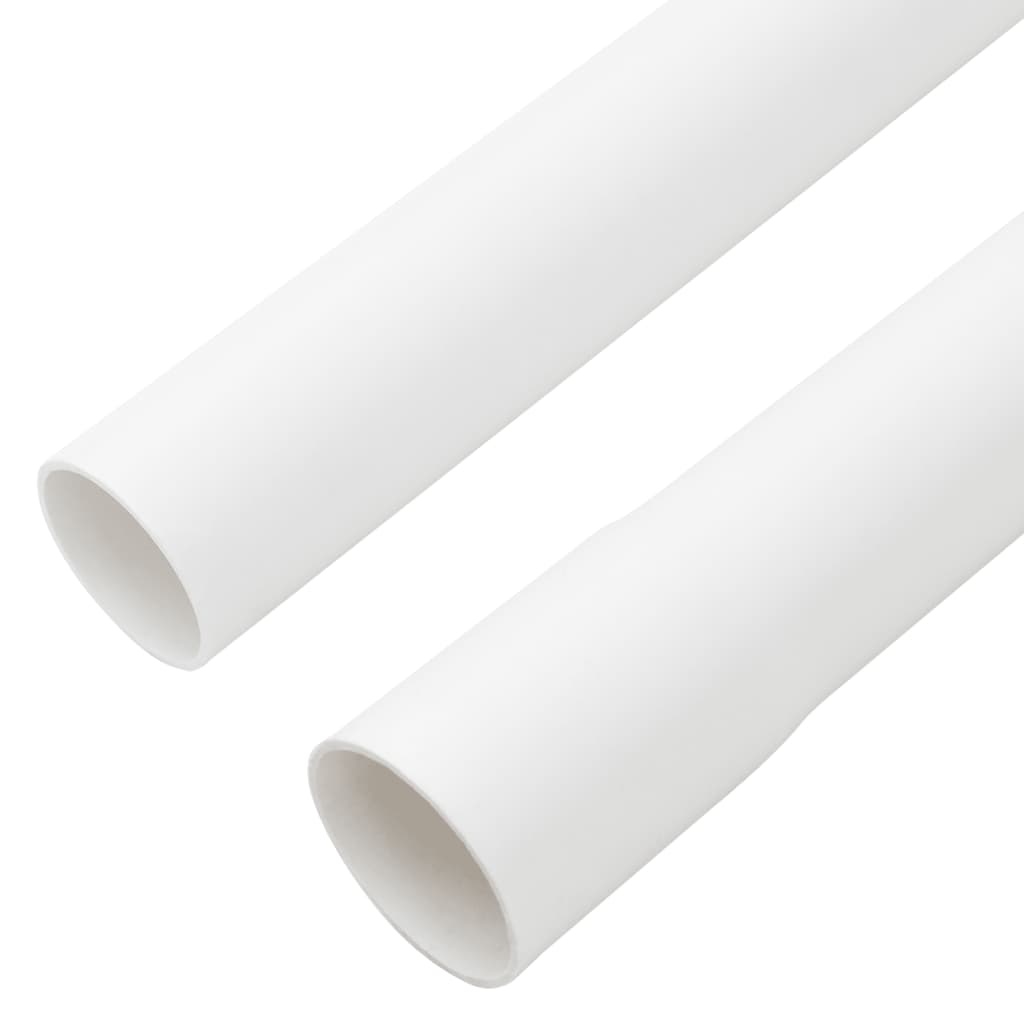 vidaXL Goulottes de câble avec pinces Ø30 mm 30 m PVC