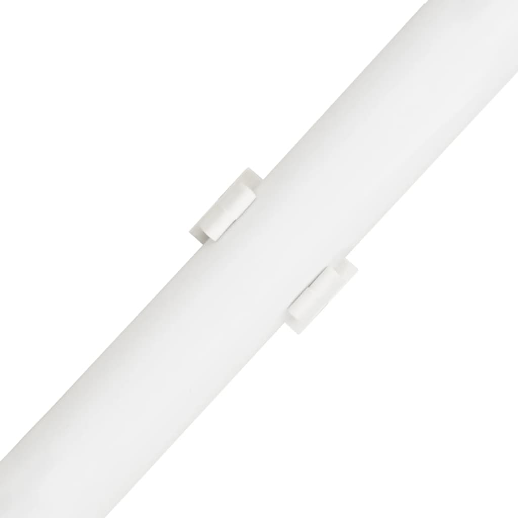vidaXL Goulottes de câble avec pinces Ø30 mm 30 m PVC