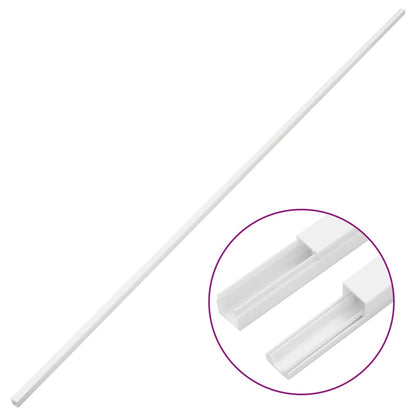 vidaXL Goulotte de câble 10x10 mm 10 m PVC