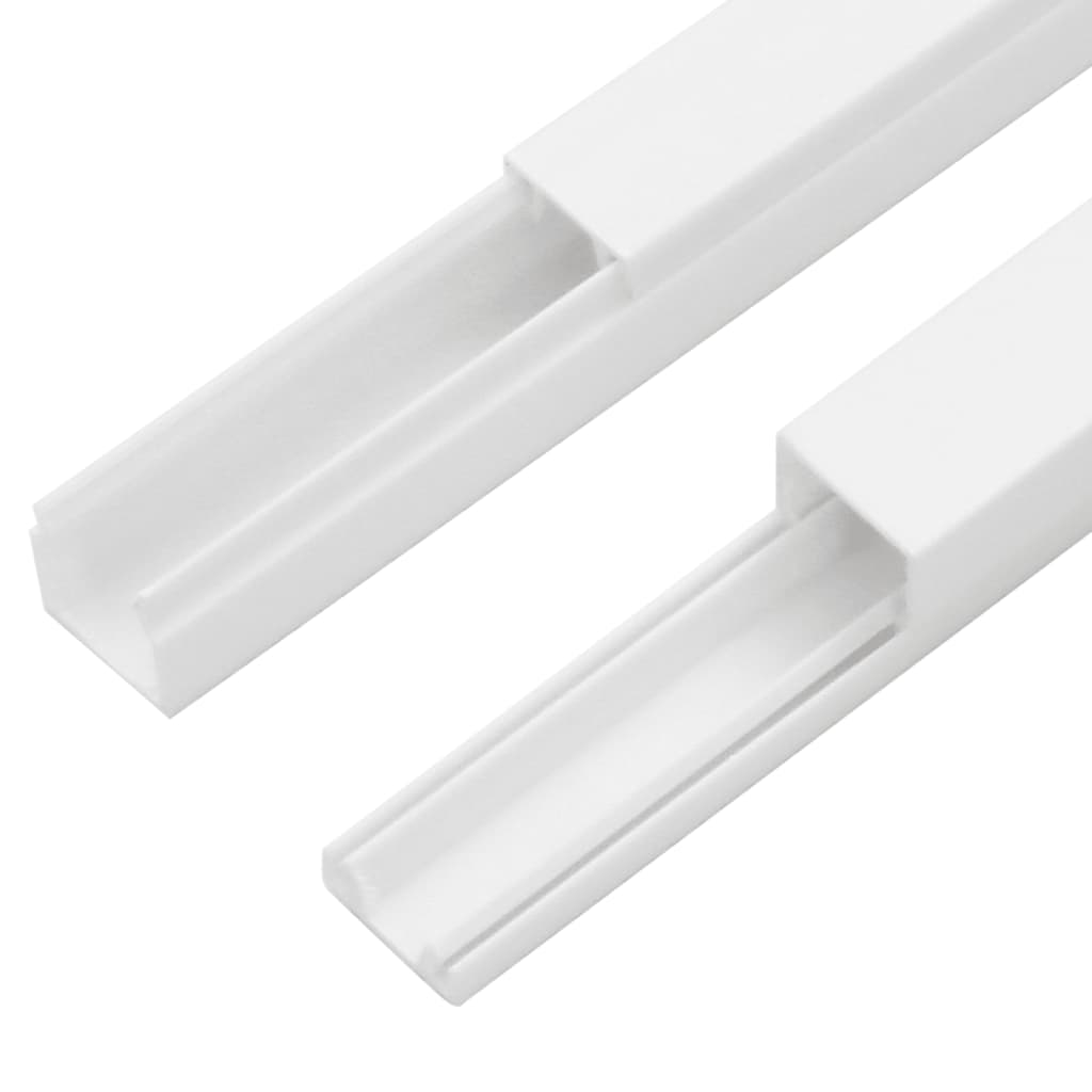 vidaXL Goulotte de câble 10x10 mm 10 m PVC