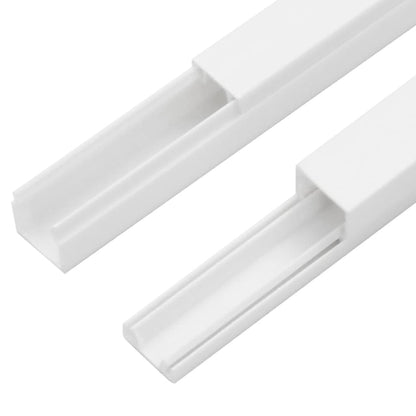 vidaXL Goulotte de câble 25x16 mm 10 m PVC