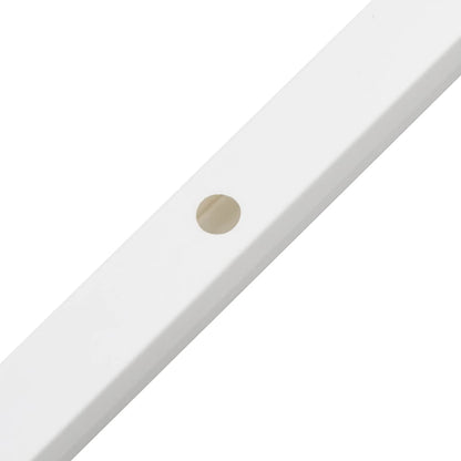 vidaXL Goulotte de câble 25x25 mm 10 m PVC