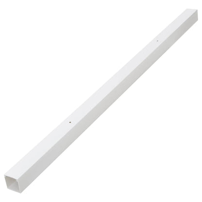 vidaXL Goulotte de câble 40x25 mm 10 m PVC