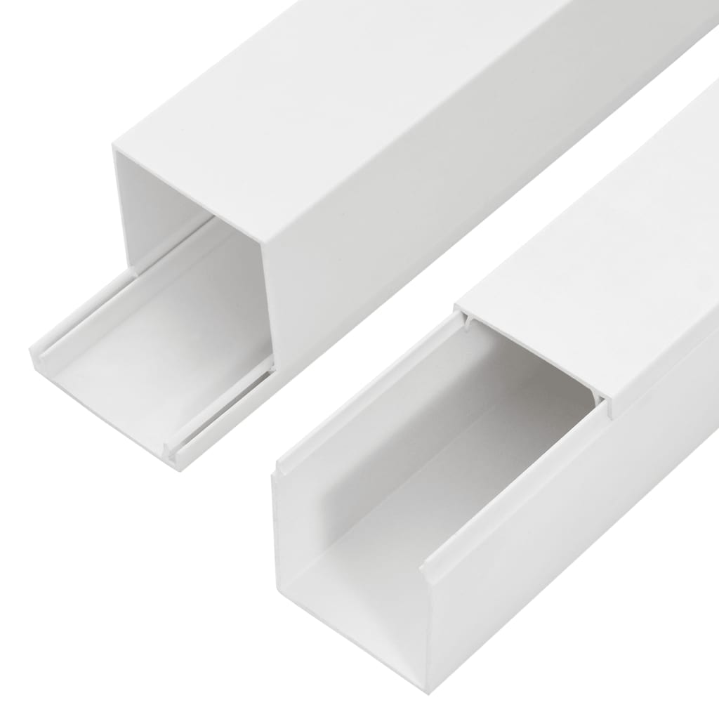 vidaXL Goulotte de câble 100x40 mm 10 m PVC