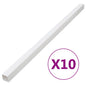 vidaXL Goulotte de câble 150x50 mm 10 m PVC