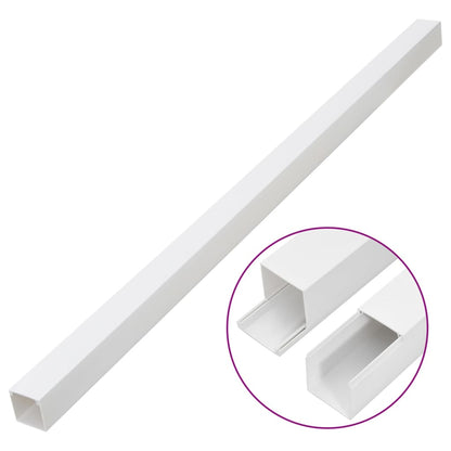 vidaXL Goulotte de câble 150x50 mm 10 m PVC