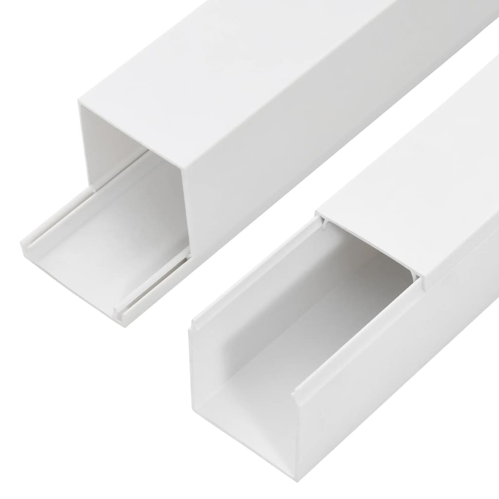 vidaXL Goulotte de câble 150x50 mm 10 m PVC