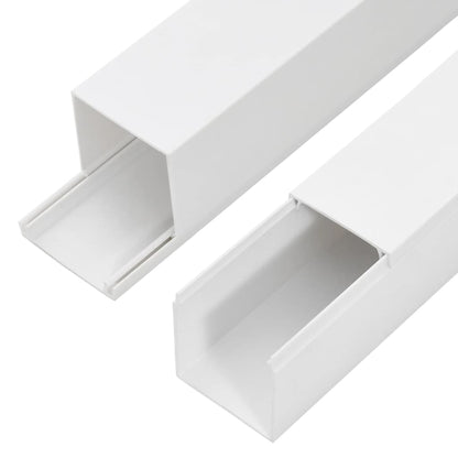 vidaXL Goulotte de câble 150x50 mm 10 m PVC