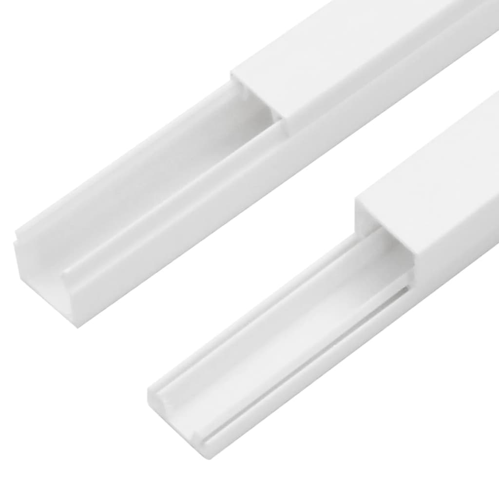 vidaXL Goulotte de câble 10x10 mm 30 m PVC
