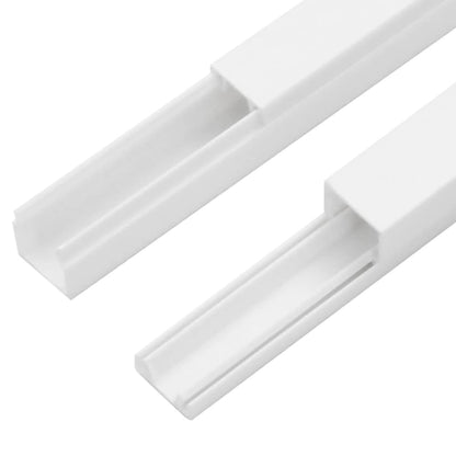 vidaXL Goulotte de câble 15x10 mm 30 m PVC