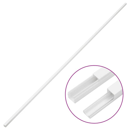 vidaXL Goulotte de câble 30x15 mm 30 m PVC