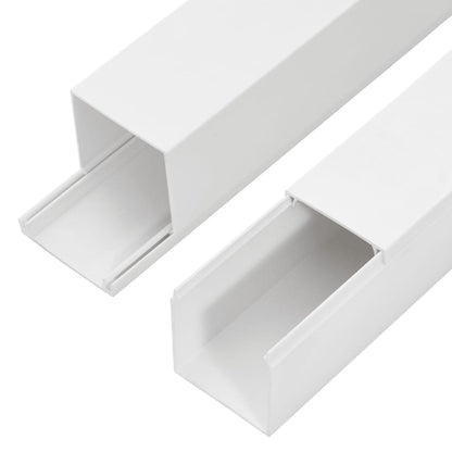 vidaXL Goulotte de câble 40x25 mm 30 m PVC