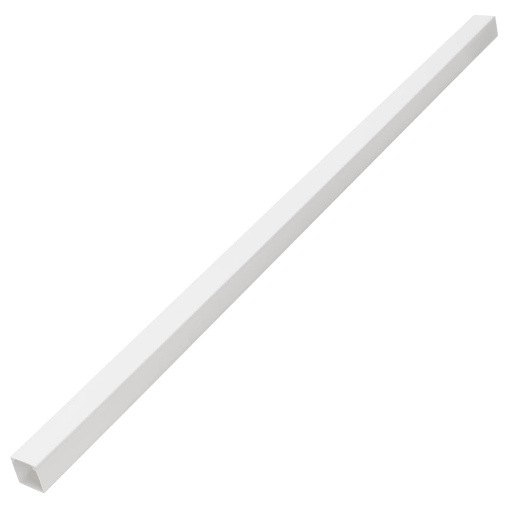 vidaXL Goulotte de câble auto-adhésive 30x15 mm 10 m PVC
