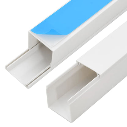 vidaXL Goulotte de câble auto-adhésive 40x25 mm 10 m PVC