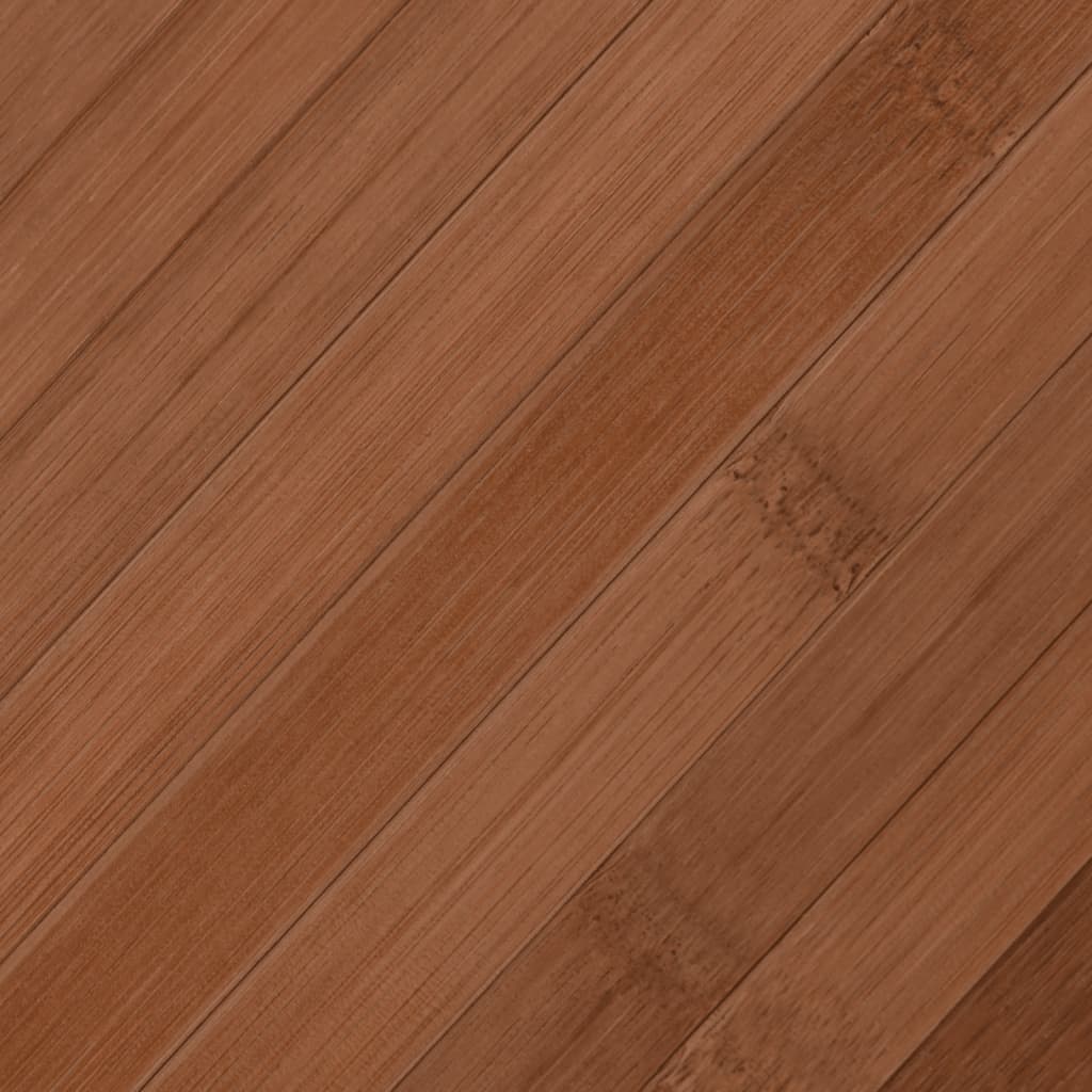 vidaXL Tapis rectangulaire marron 60x400 cm bambou