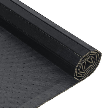 vidaXL Tapis rectangulaire noir 60x500 cm bambou