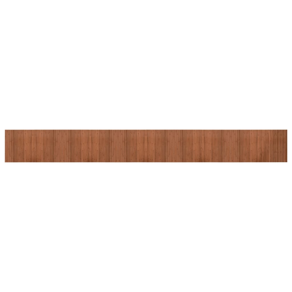 vidaXL Tapis rectangulaire marron 60x500 cm bambou