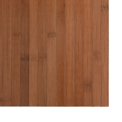 vidaXL Tapis rectangulaire marron 60x500 cm bambou
