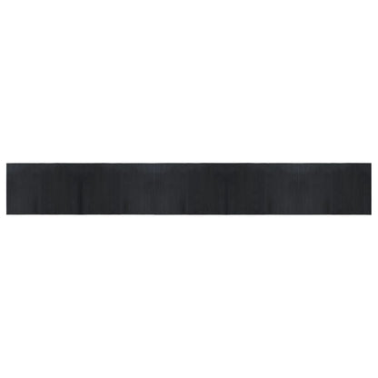vidaXL Tapis rectangulaire noir 70x500 cm bambou