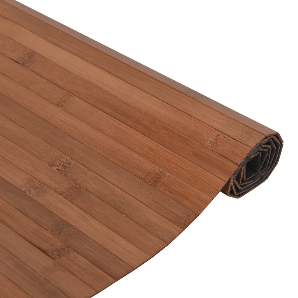 vidaXL Tapis rectangulaire marron 70x500 cm bambou