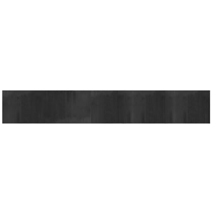 vidaXL Tapis rectangulaire gris 80x500 cm bambou