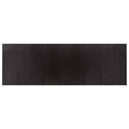 vidaXL Tapis rectangulaire marron foncé 100x300 cm bambou