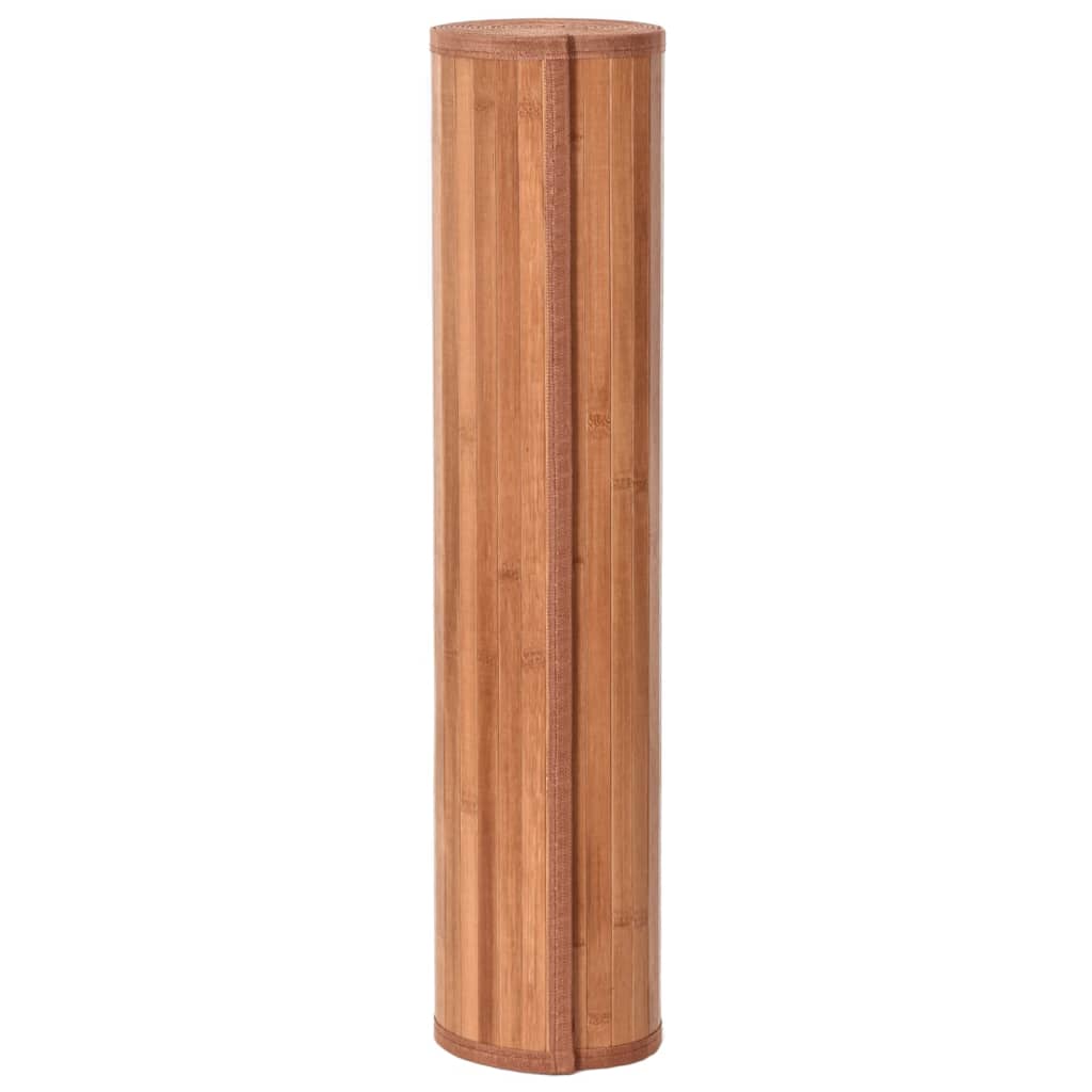 vidaXL Tapis rectangulaire marron 60x400 cm bambou