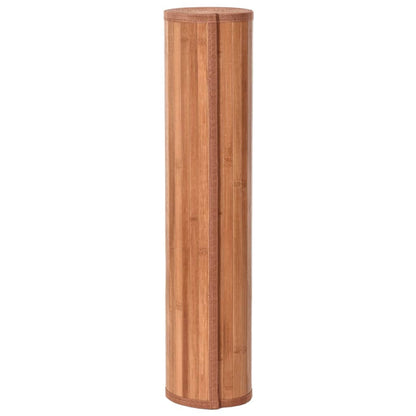 vidaXL Tapis rectangulaire marron 60x400 cm bambou
