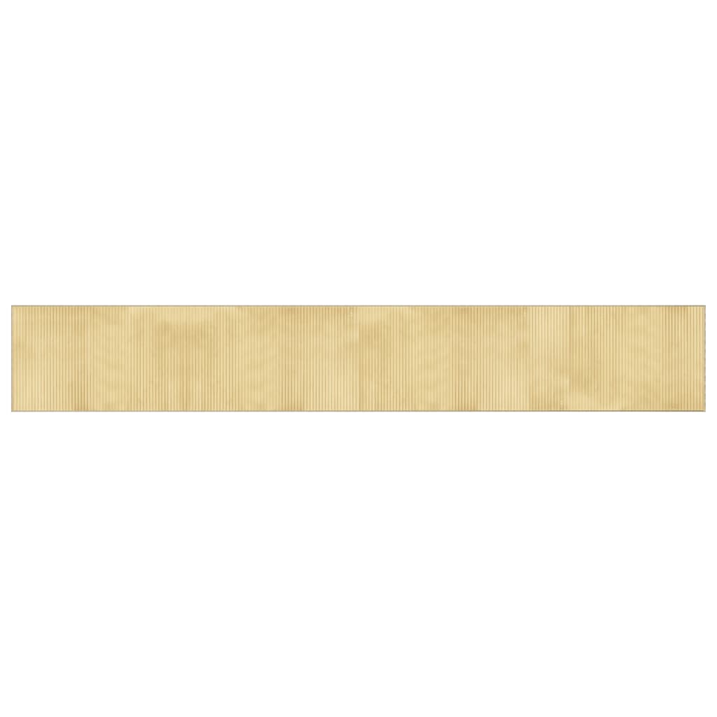 vidaXL Tapis rectangulaire naturel clair 60x400 cm bambou