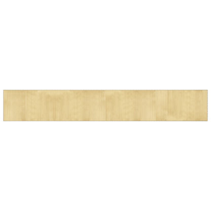 vidaXL Tapis rectangulaire naturel clair 60x400 cm bambou
