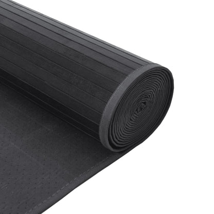 vidaXL Tapis rectangulaire gris 60x400 cm bambou