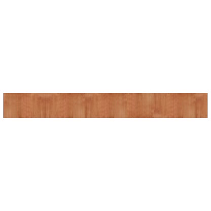 vidaXL Tapis rectangulaire marron 60x500 cm bambou