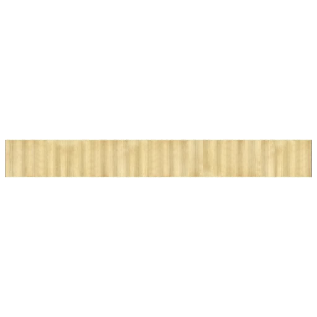 vidaXL Tapis rectangulaire naturel clair 60x500 cm bambou