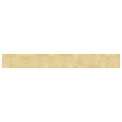 vidaXL Tapis rectangulaire naturel clair 60x500 cm bambou