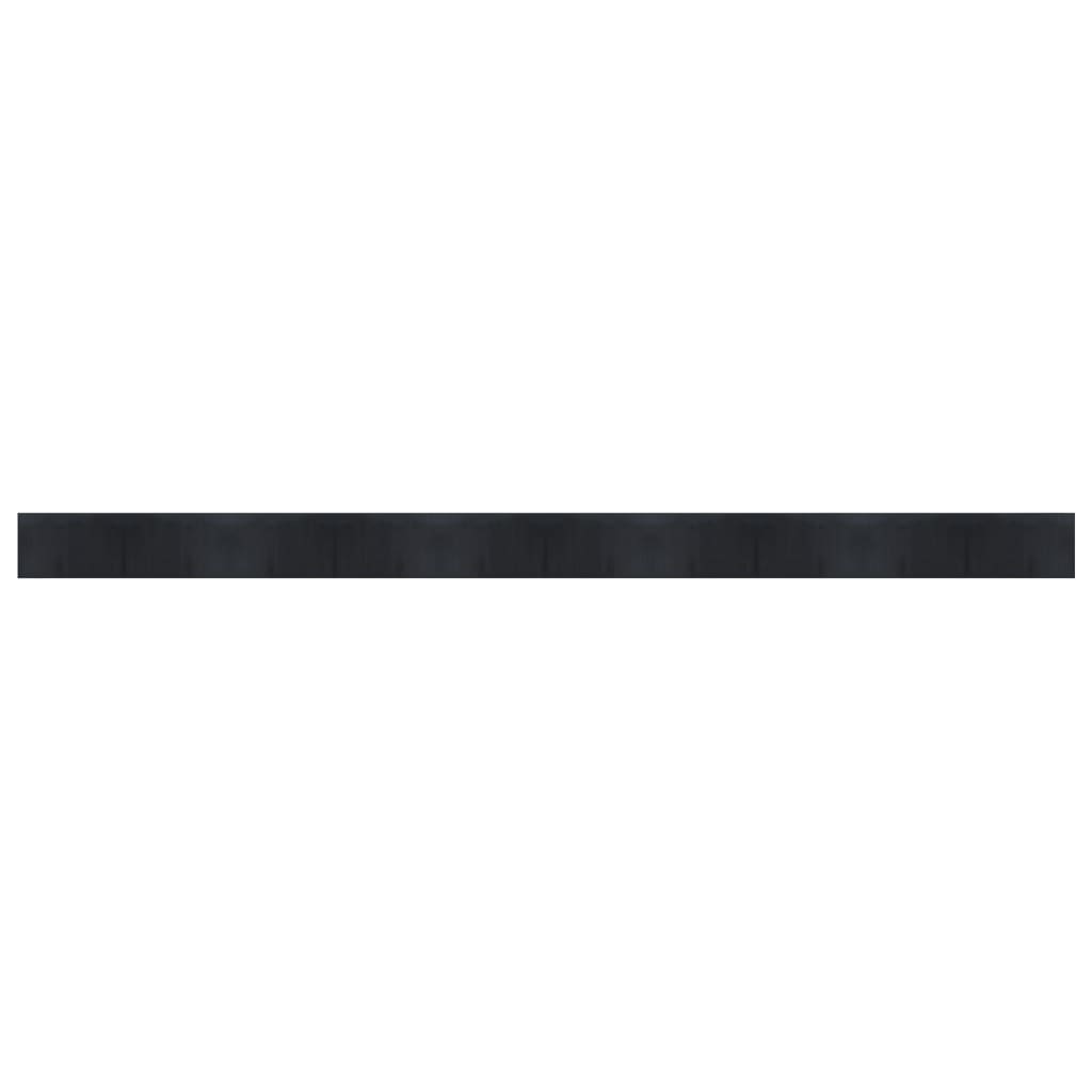 vidaXL Tapis rectangulaire noir 60x1000 cm bambou