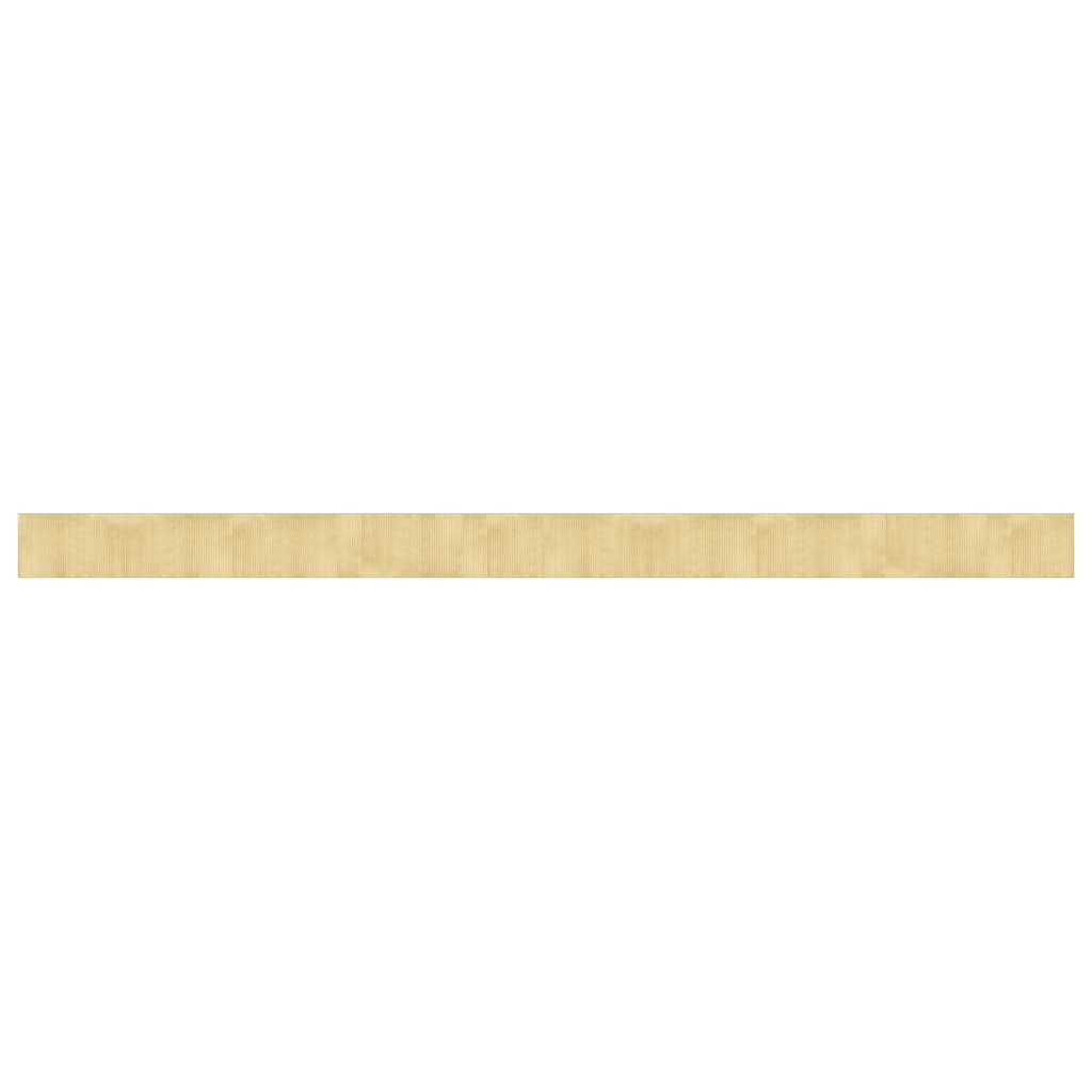 vidaXL Tapis rectangulaire naturel clair 60x1000 cm bambou