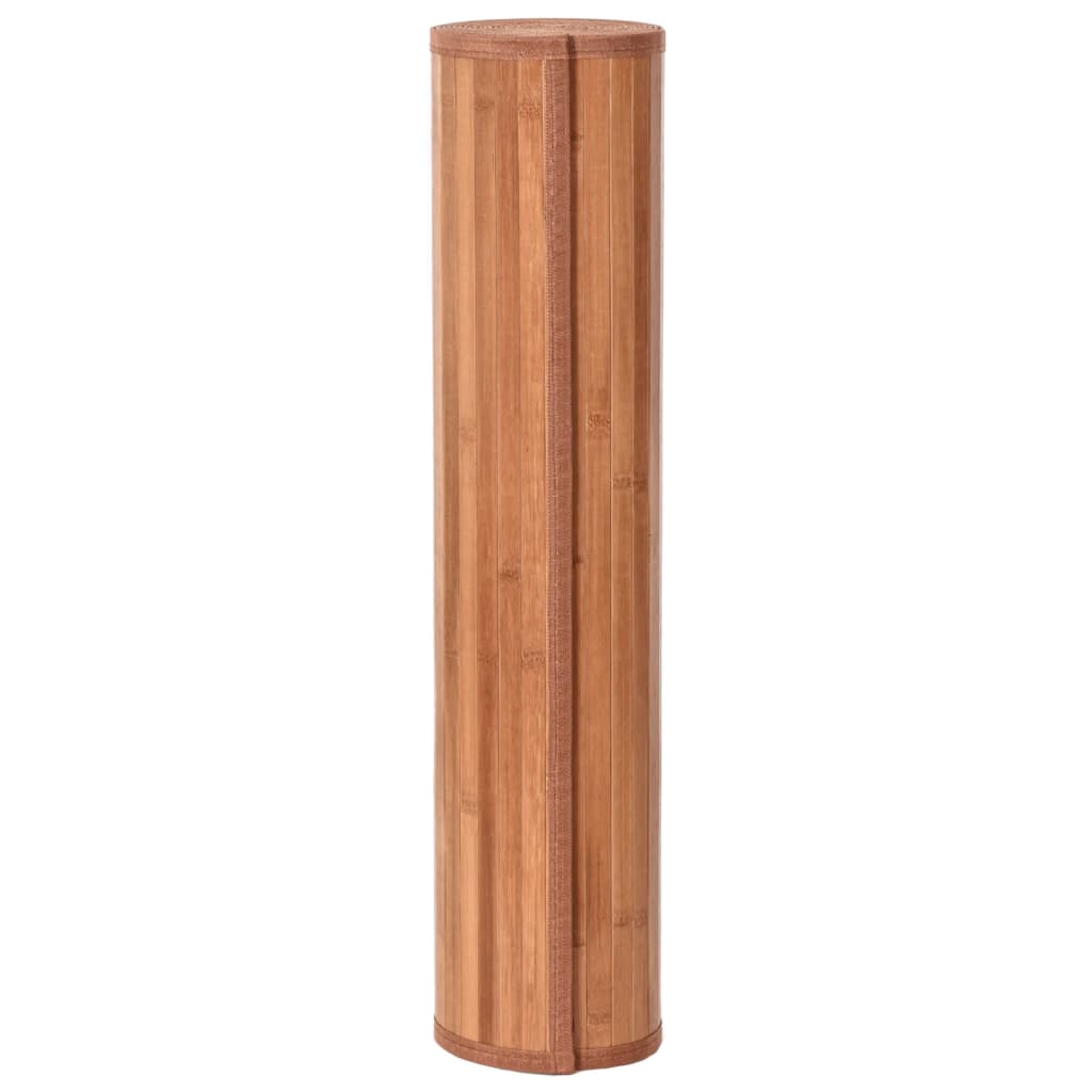 vidaXL Tapis rectangulaire marron 70x1000 cm bambou