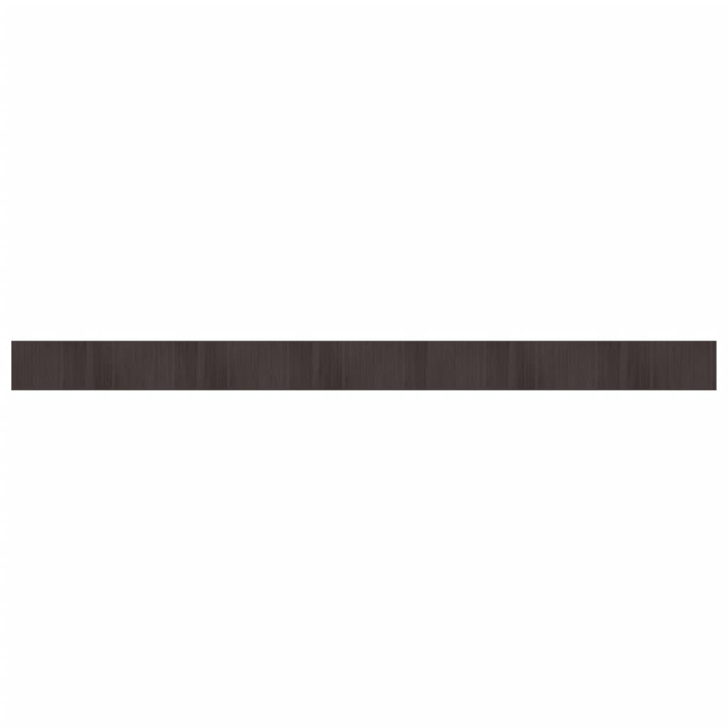 vidaXL Tapis rectangulaire marron foncé 70x1000 cm bambou