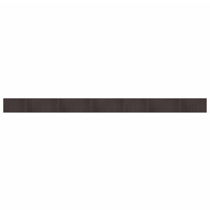 vidaXL Tapis rectangulaire marron foncé 70x1000 cm bambou