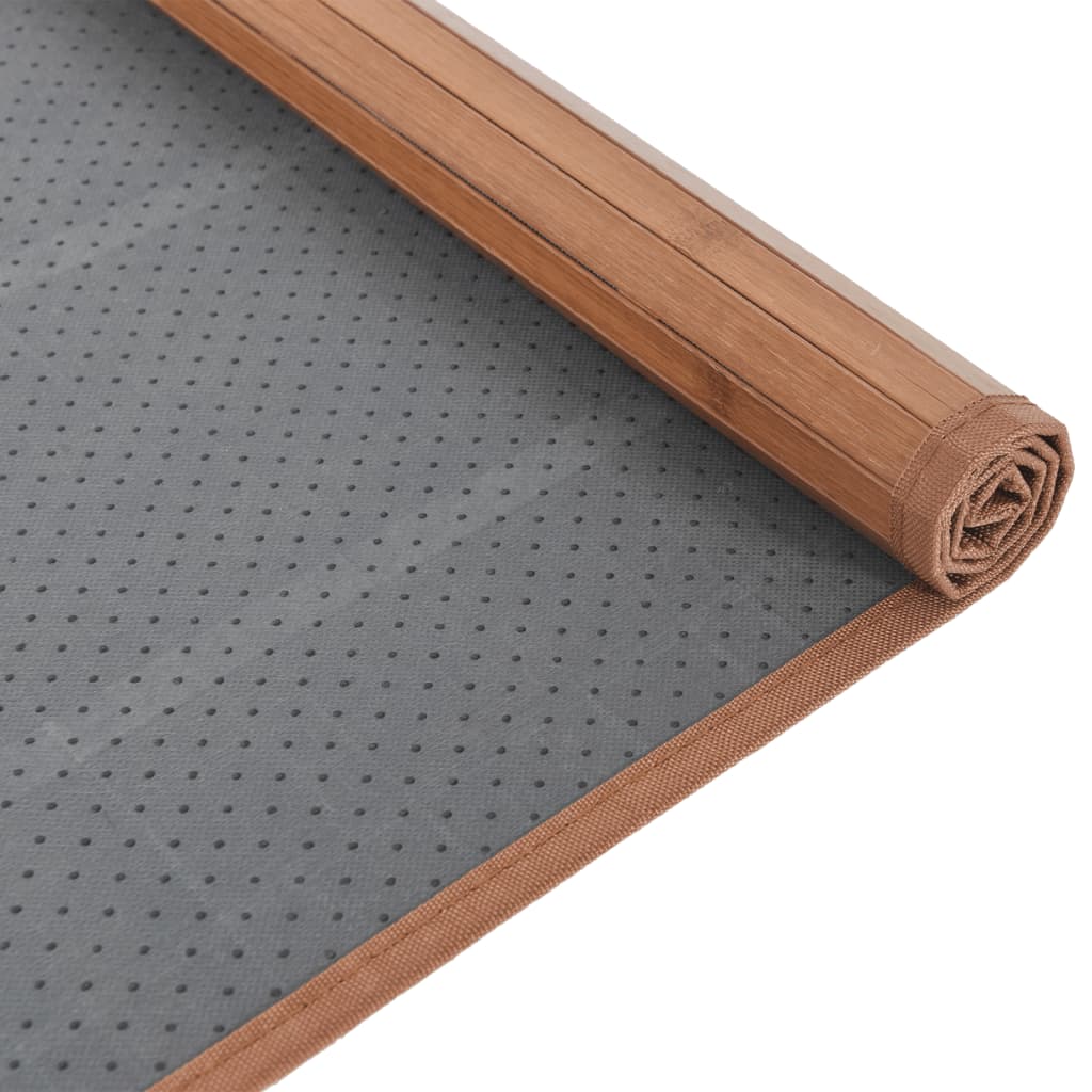 vidaXL Tapis rectangulaire naturel 80x1000 cm bambou