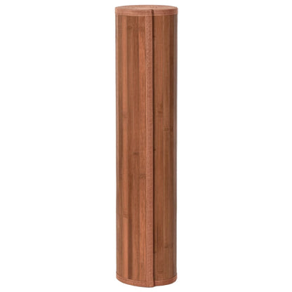 vidaXL Tapis rectangulaire marron 80x1000 cm bambou