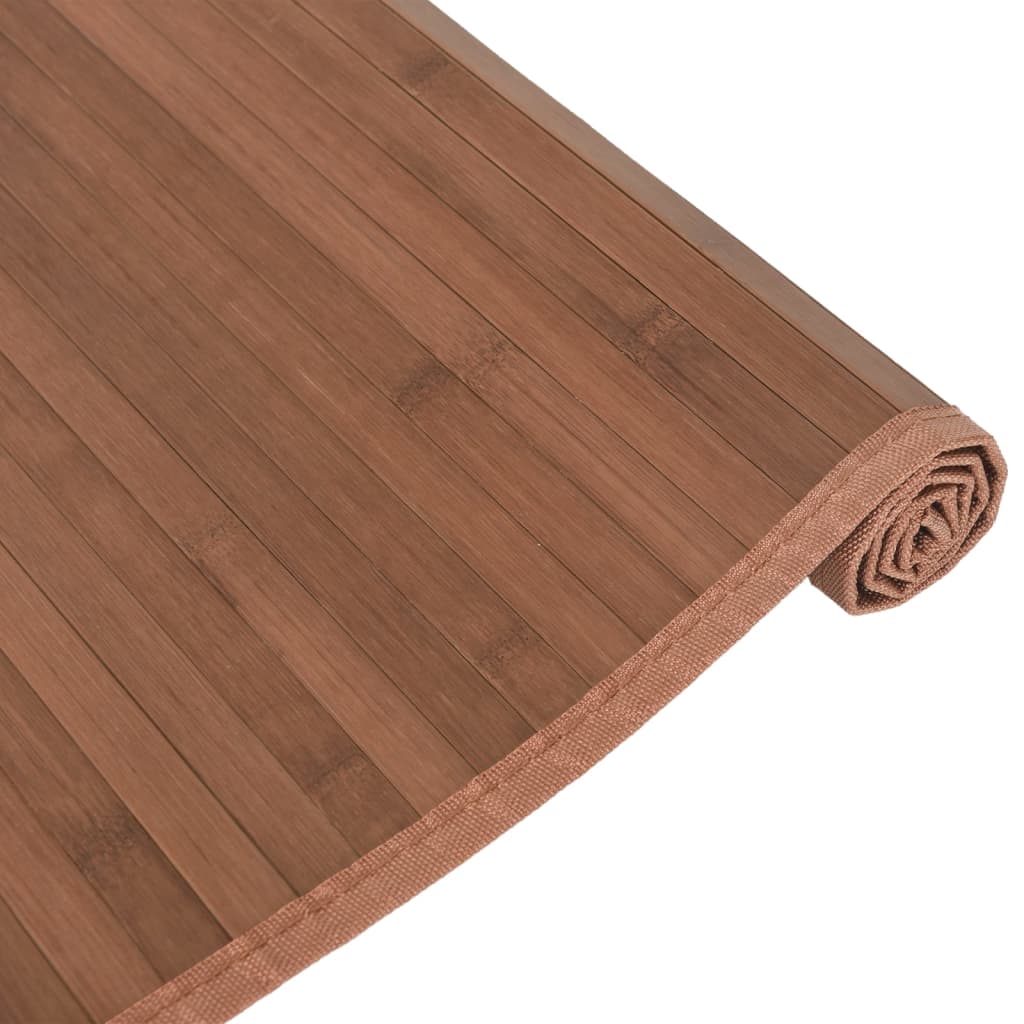 vidaXL Tapis rectangulaire marron 80x1000 cm bambou