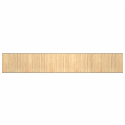 vidaXL Tapis rectangulaire naturel clair 80x1000 cm bambou