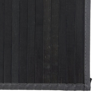 vidaXL Tapis rectangulaire gris 80x1000 cm bambou