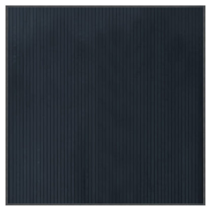 vidaXL Tapis carré gris 100x100 cm bambou