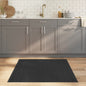 vidaXL Tapis carré gris 100x100 cm bambou