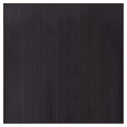 vidaXL Tapis carré marron foncé 100x100 cm bambou