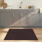 vidaXL Tapis carré marron foncé 100x100 cm bambou