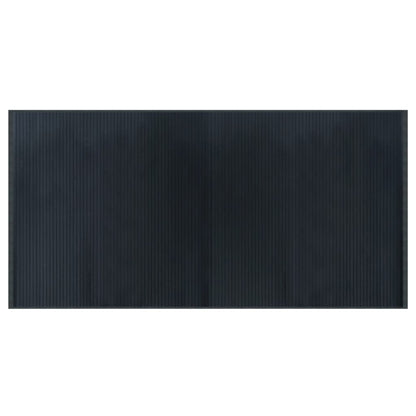 vidaXL Tapis rectangulaire gris 100x200 cm bambou